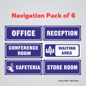 Office Navigation Vinyl Sticker pack