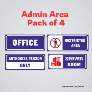 Authorised Person Only Restricted Area No Entry Office Signage Stickers
