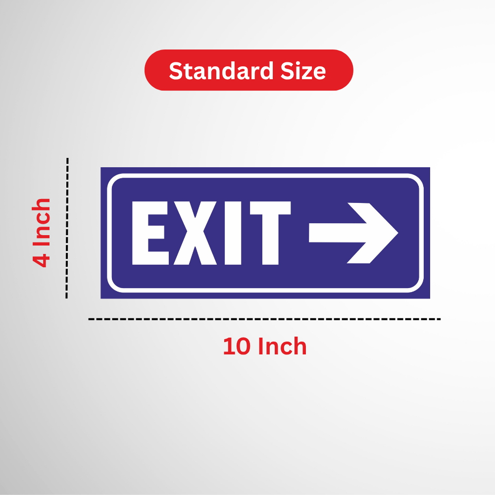 exit Right signage pack exit Right signage pack