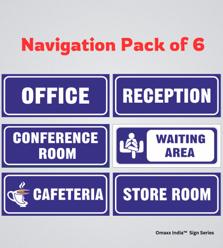 Office Navigation Vinyl Sticker pack