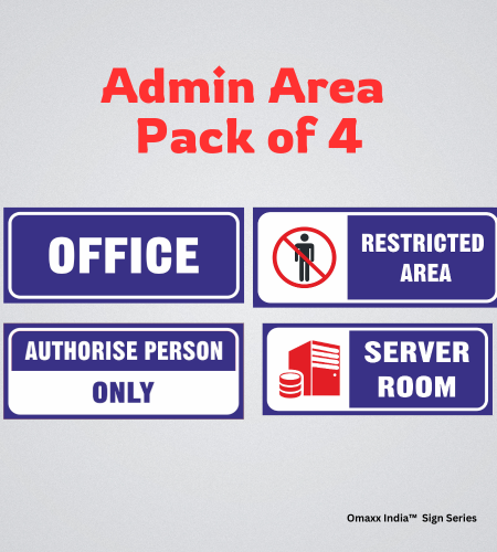 Authorised Person Only Restricted Area No Entry Office Signage Stickers